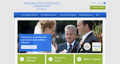Desktop Screenshot of niagaraweddings.ca