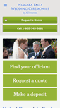 Mobile Screenshot of niagaraweddings.ca